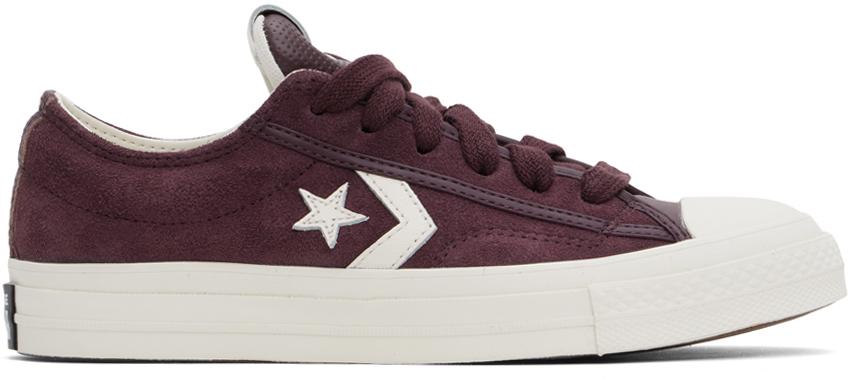 Converse Burgundy Star Player 76 Low Top Sneakers