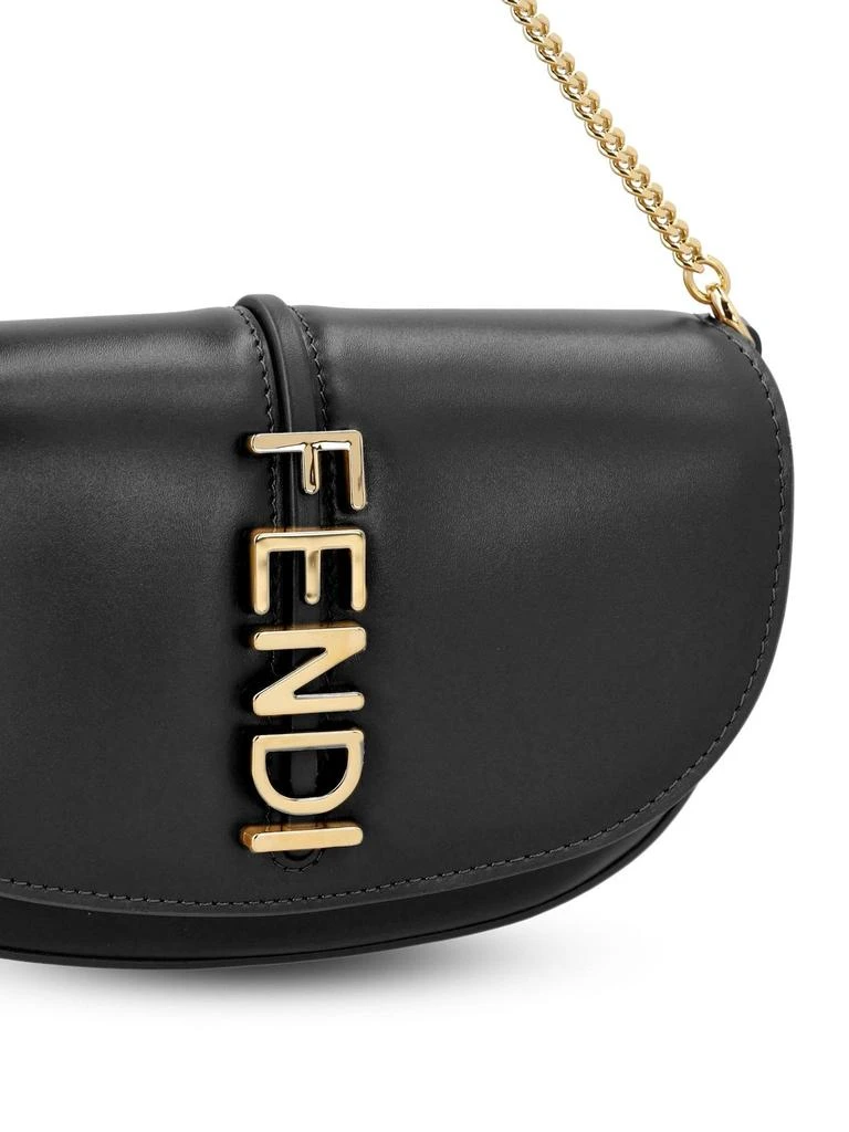 Fendi Fendi Fendigraphy Logo Lettering Chain-Linked Wallet 4