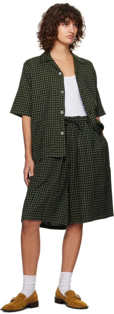 Needles Green & Black Cabana Shirt 4