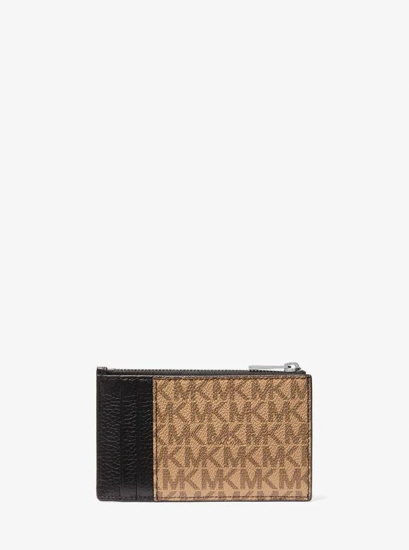 michael_kors Cooper Leather and Logo Zip Wallet 3