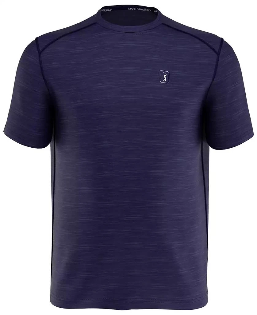 PGA TOUR Men's Heathered Short Sleeve Crew Neck Knit Jersey T-Shirt 1