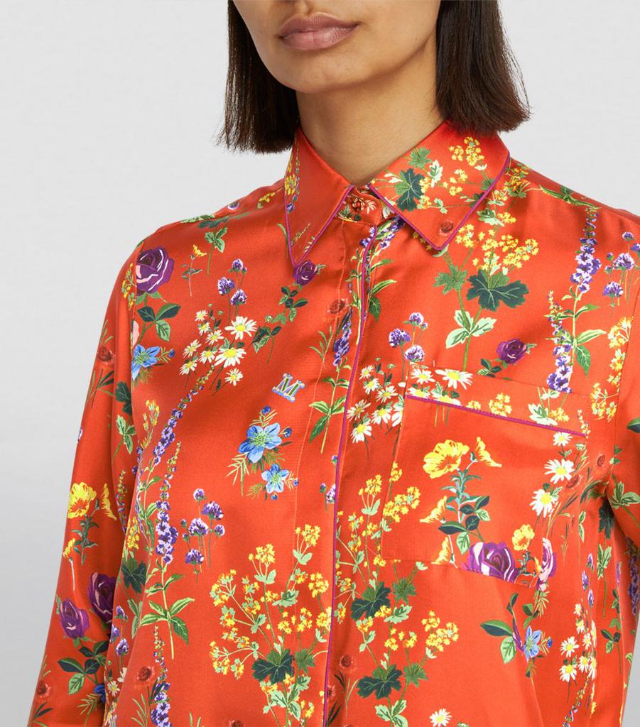 Max Mara Silk Floral Print Shirt - Shirts - BeyondStyle