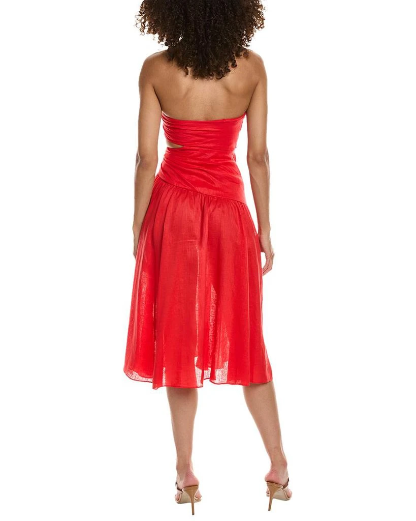 Zimmermann Cutout Linen Midi Dress 2