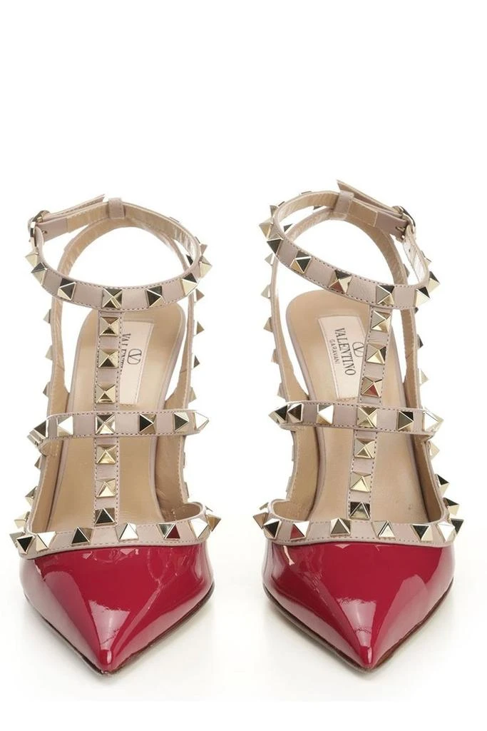 Valentino Valentino Garavani Rockstud Pointed Toe Ankle Strap Pumps 4