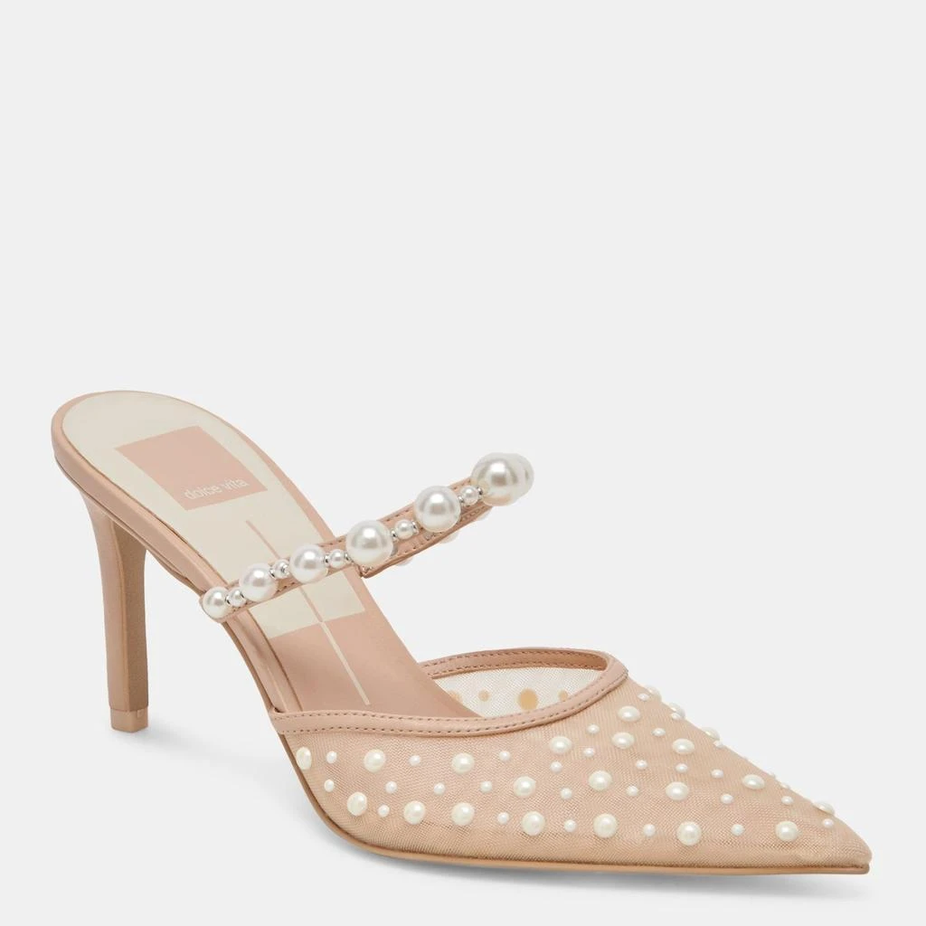 Dolce Vita Katik Pearl Heels Blush Mesh 3