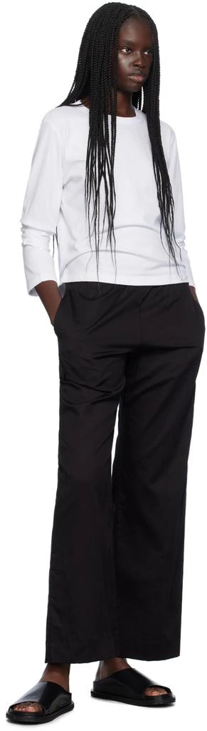 LESET Black Yoko Pocket Trousers 4