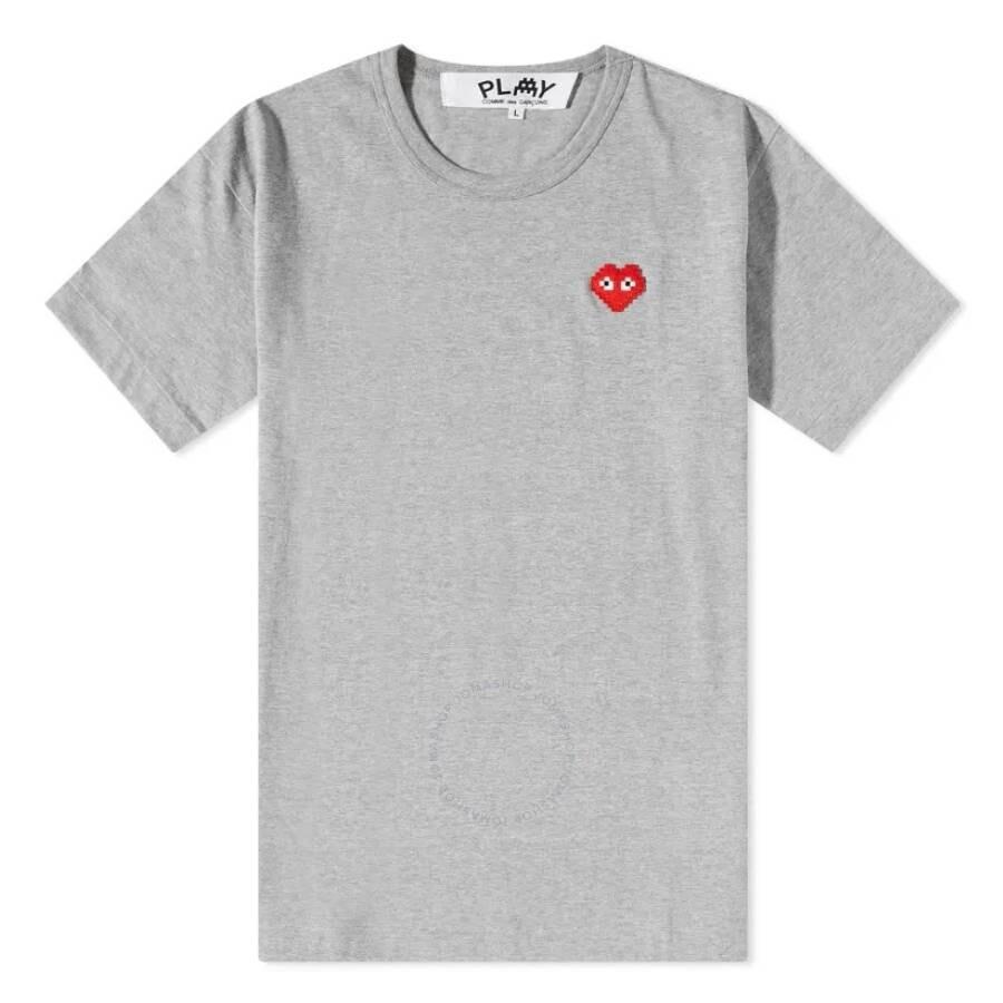 Comme Des Garcons Cdg Play Invader Heart Pixel T-Shirt - T