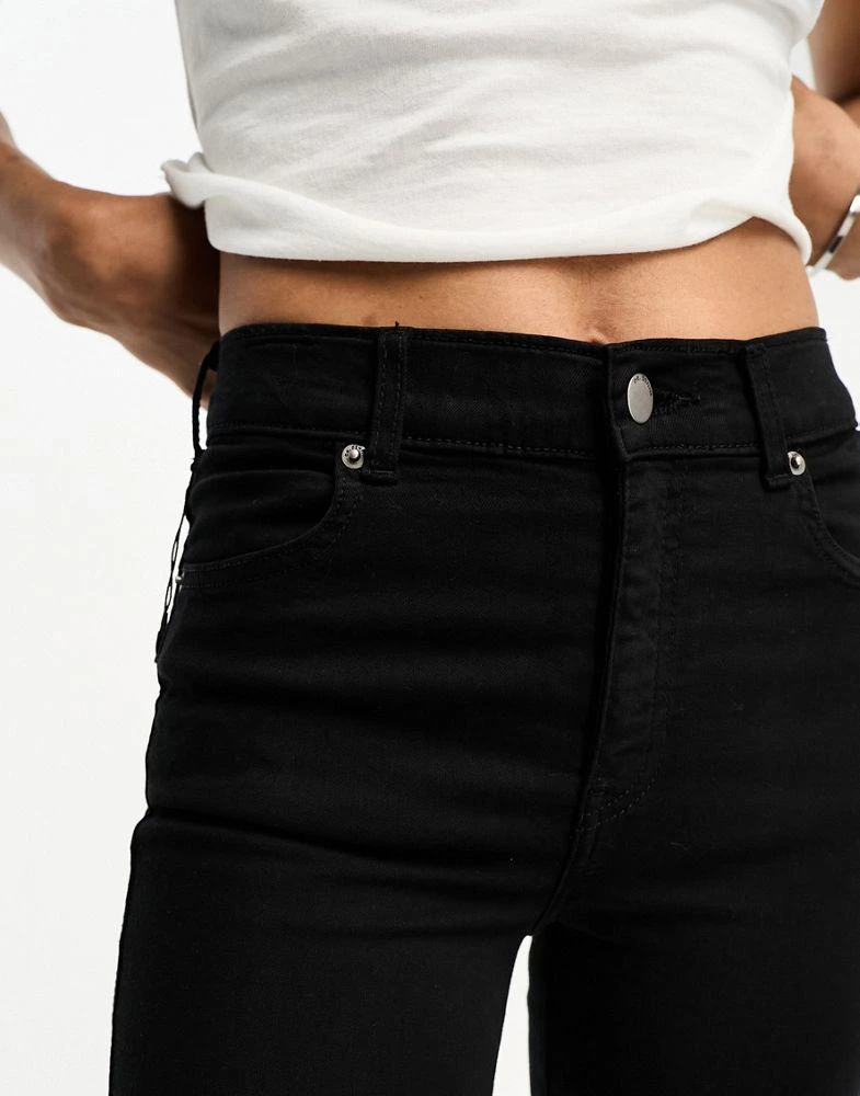 Dr Denim Tall Dr Denim Tall Lexy mid rise super skinny jeans in black 2