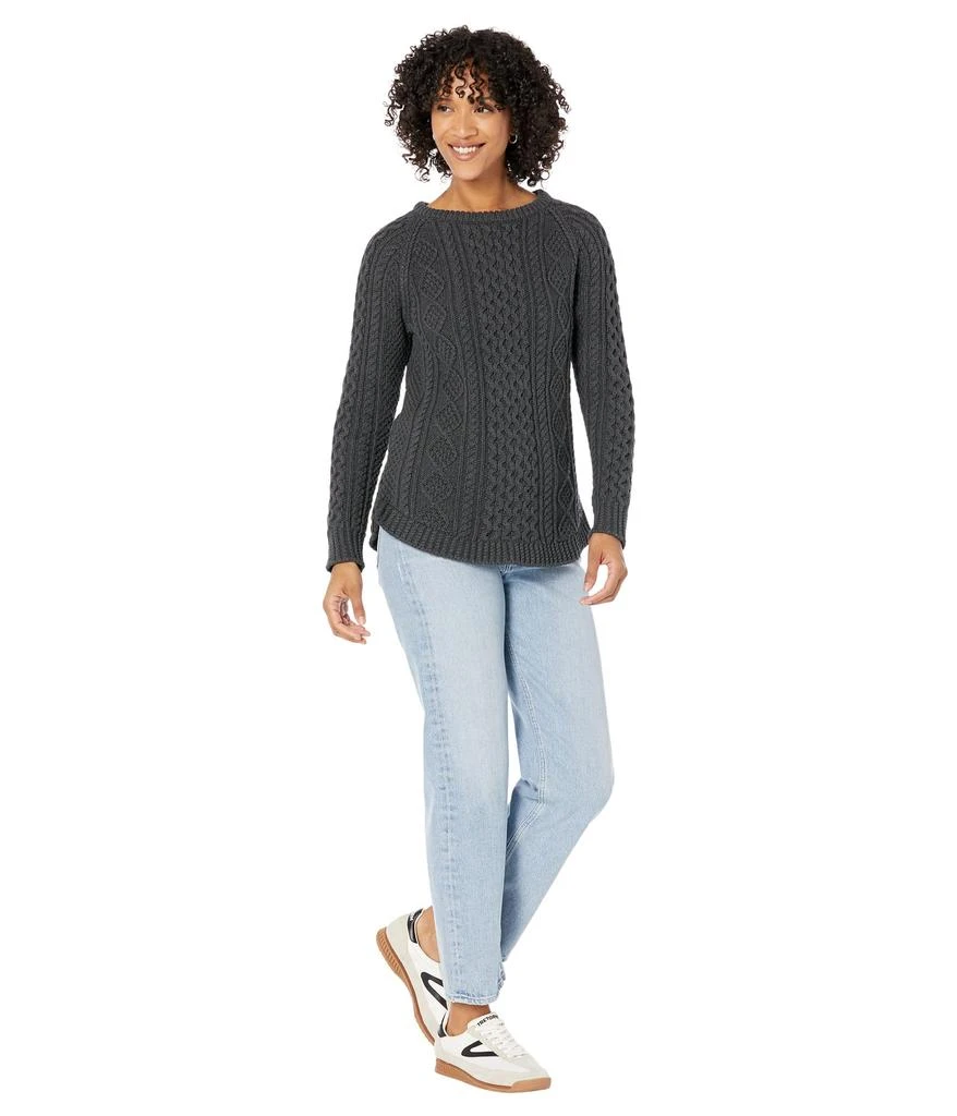 L.L.BEAN Signature Cotton Fisherman Tunic Sweater 4