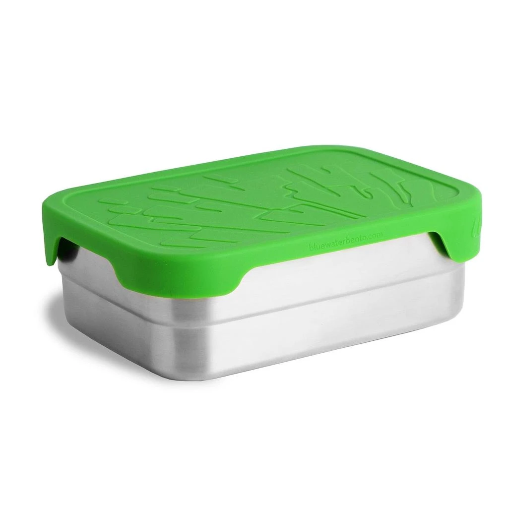 ECOlunchbox Blue Water Bento Splash Box XL Food Storage Container, Stainless 1