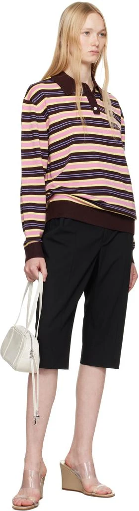 Sandy Liang Black Melvin Capri Shorts 4