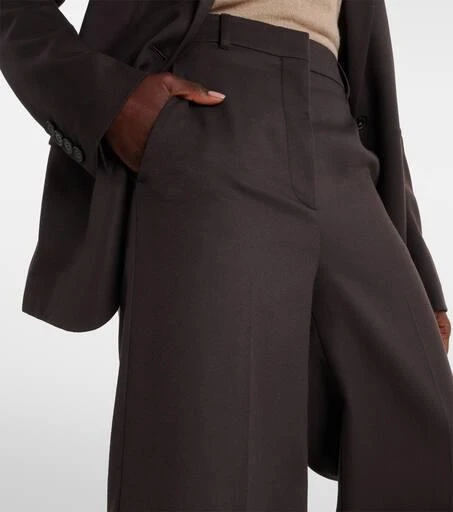 Stella McCartney High-rise wool wide-leg pants 4