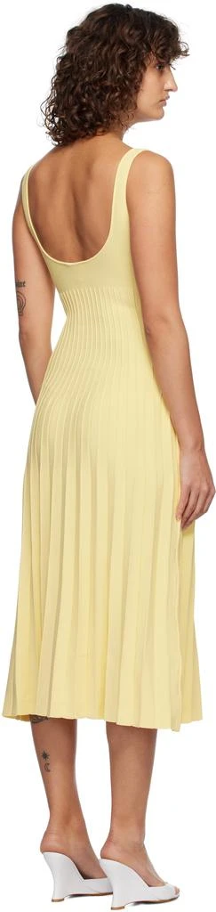 Staud Yellow Ellison Midi Dress 3