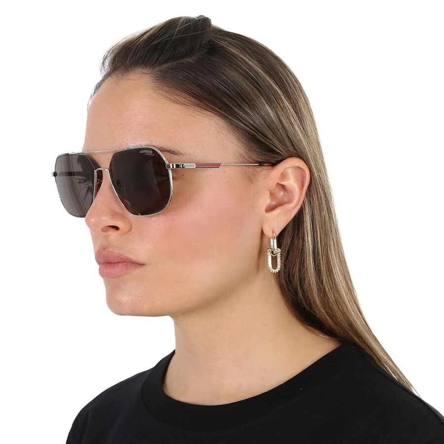 Grey Pilot Unisex Sunglasses CARRERA 1035/GS 0010./IR 58  display picture 1