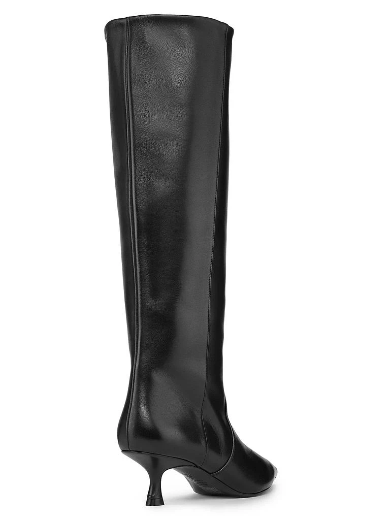 Stuart Weitzman Naomi 50MM Lacquered Leather Boots 3