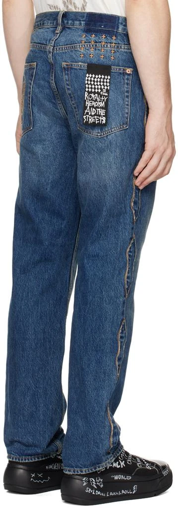 Ksubi Blue Anti K Antique Kraft Jeans 3