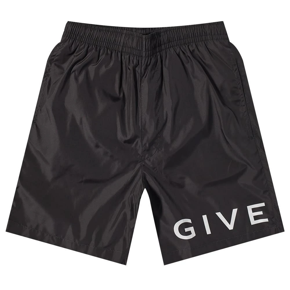 Givenchy Givenchy Logo Long Swim Shorts 1