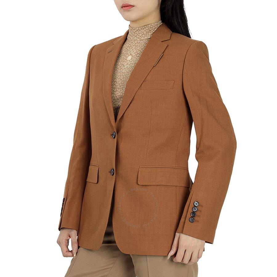 Burberry Wool Silk Cotton Blazer Jacket