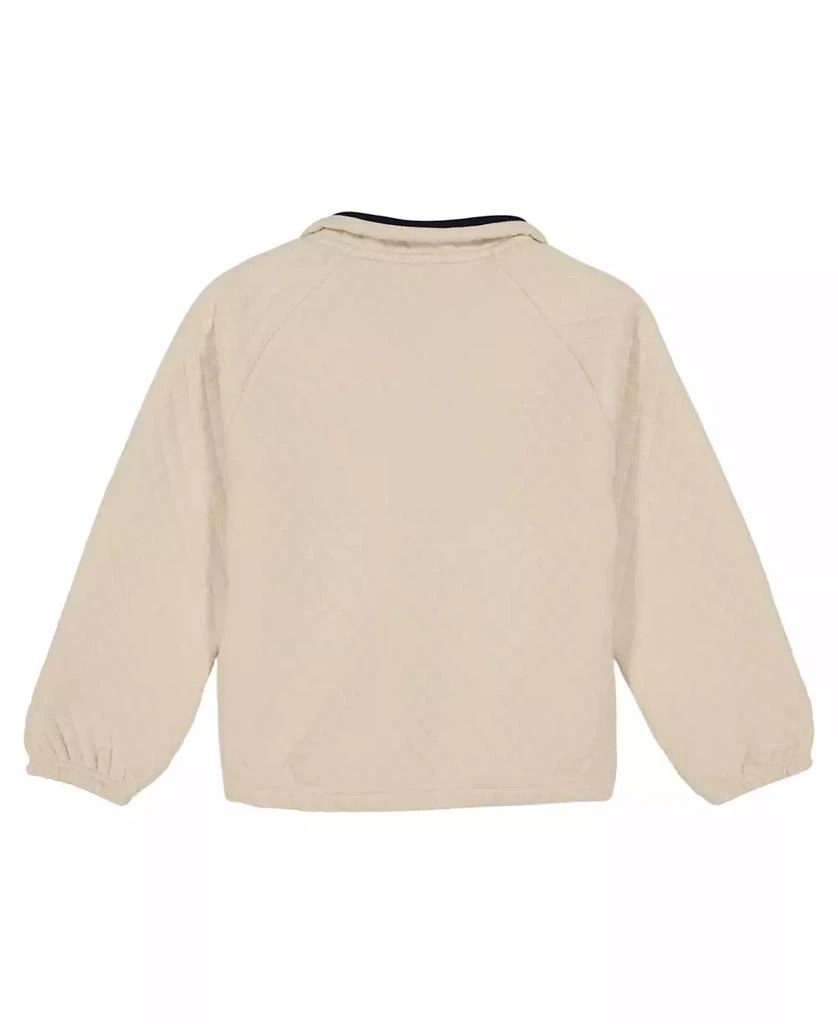 Tommy Hilfiger Big Girls Box Quilt Quarter Zip Sweatshirt 2