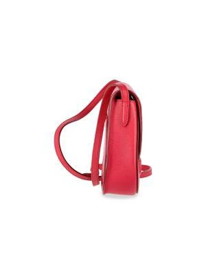 CELINE Celine Small Trotteur Shoulder Bag In Red Leather 3