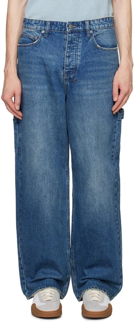Ksubi Blue Maxx Mids Oversized Straight Jeans 1
