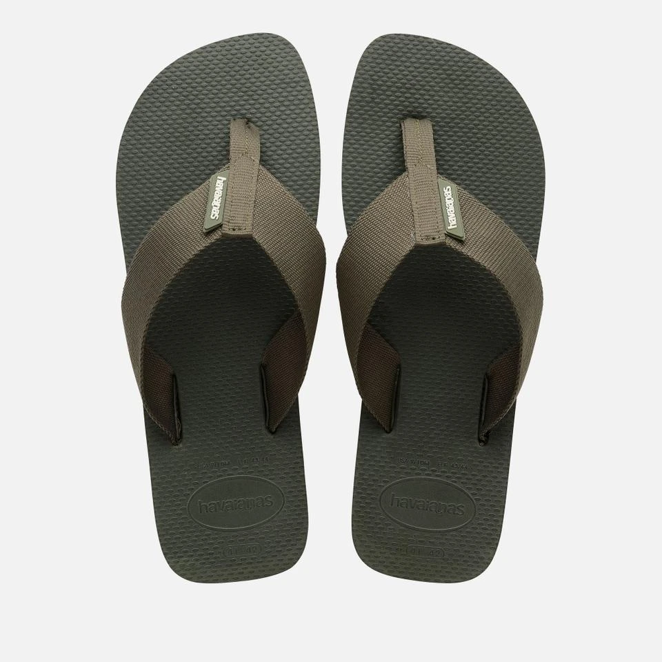 Havaianas HAVAIANAS MEN'S URBAN BASIC RUBBER CANVAS FLIP FLOPS 1