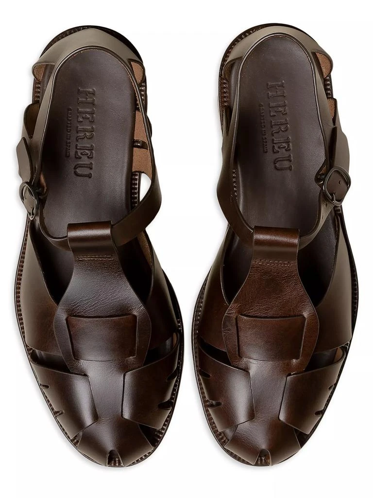 Hereu Pesca Leather Fisherman Sandals 3