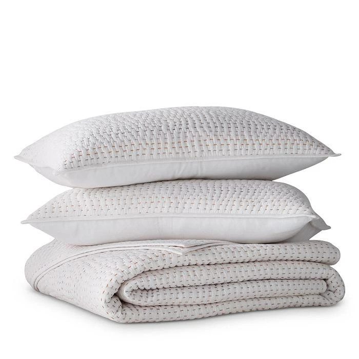 sky Multicolor Pickstitch Coverlet Set, King - Exclusive 4