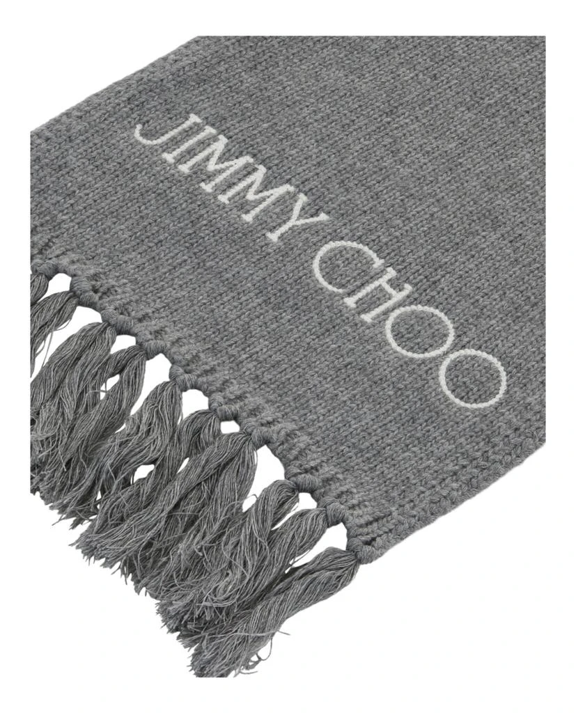 Jimmy Choo Wool Logo Scarf 3