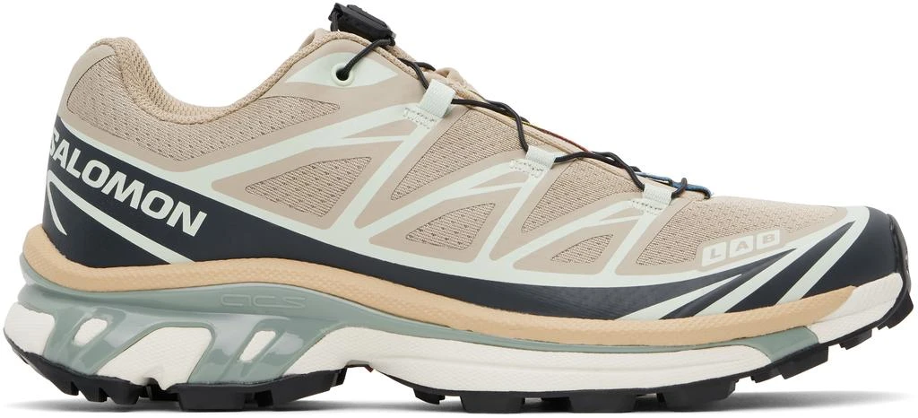 Salomon Beige XT-6 Sneakers 1