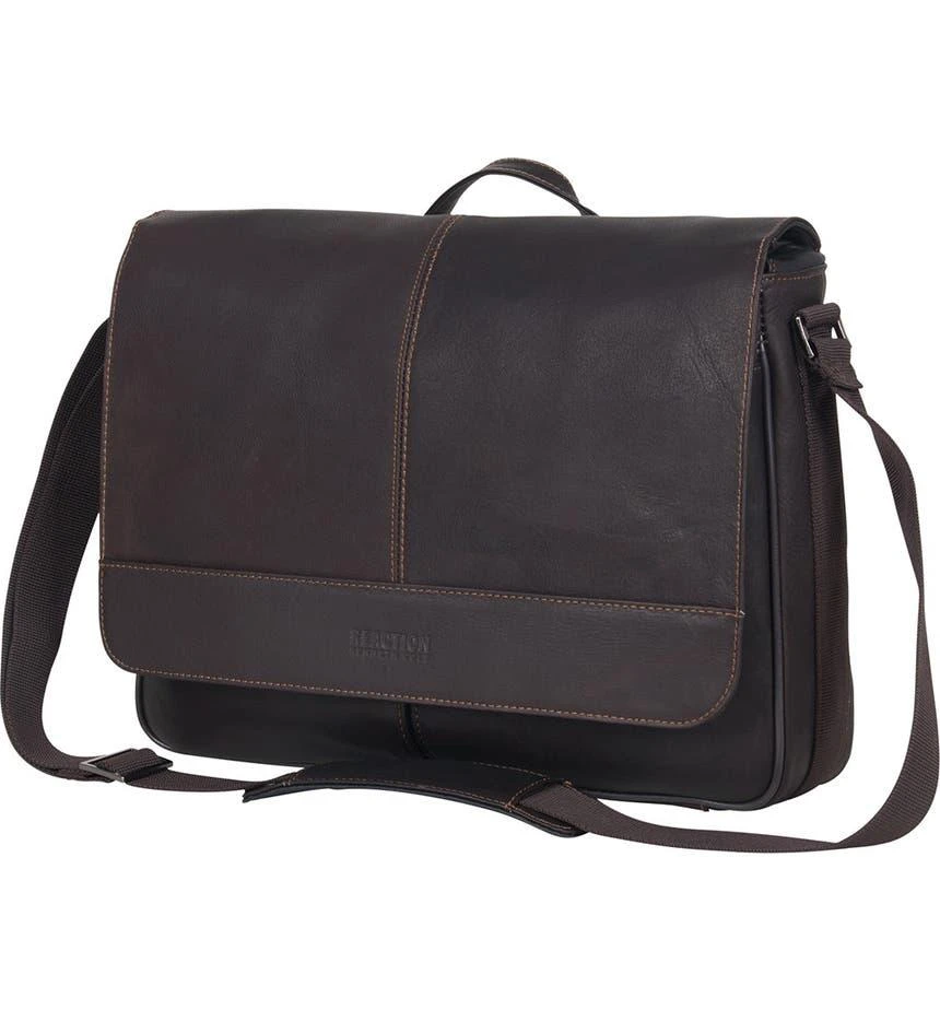 Kenneth Cole Colombian Leather Crossbody Laptop Case & Tablet Messenger Bag 5