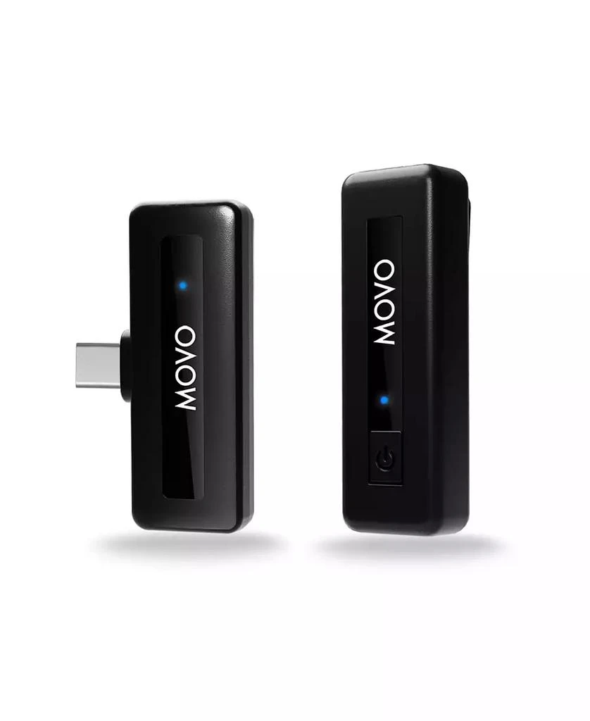 Movo Wireless Mini UC - Ultracompact Rechargeable Wireless Lavalier Microphone System for Android