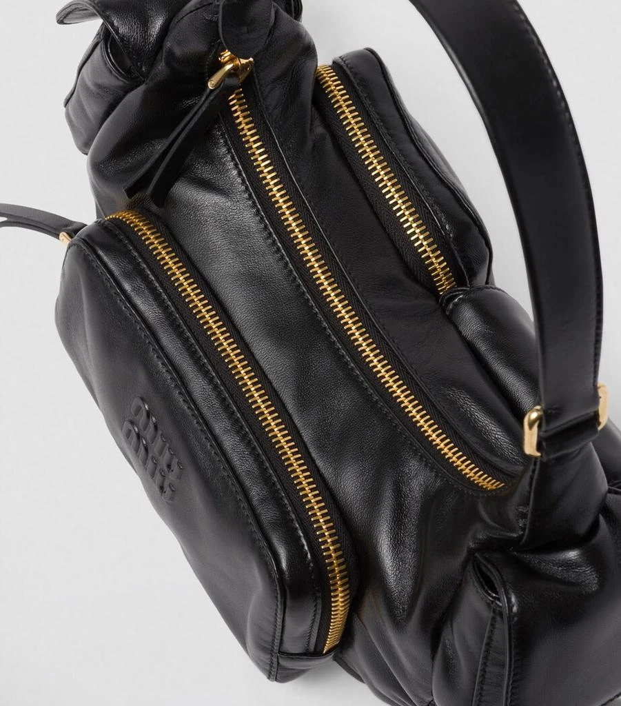 Miu Miu Leather Pocket Shoulder Bag 5