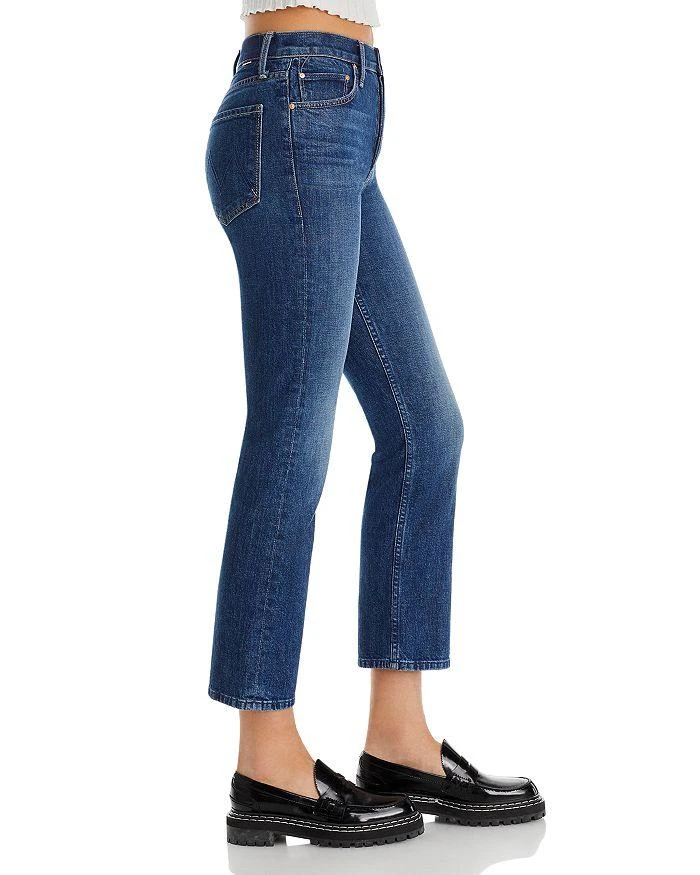 MOTHER The Tomcat High Rise Ankle Straight Leg Jeans in Cannonball 3