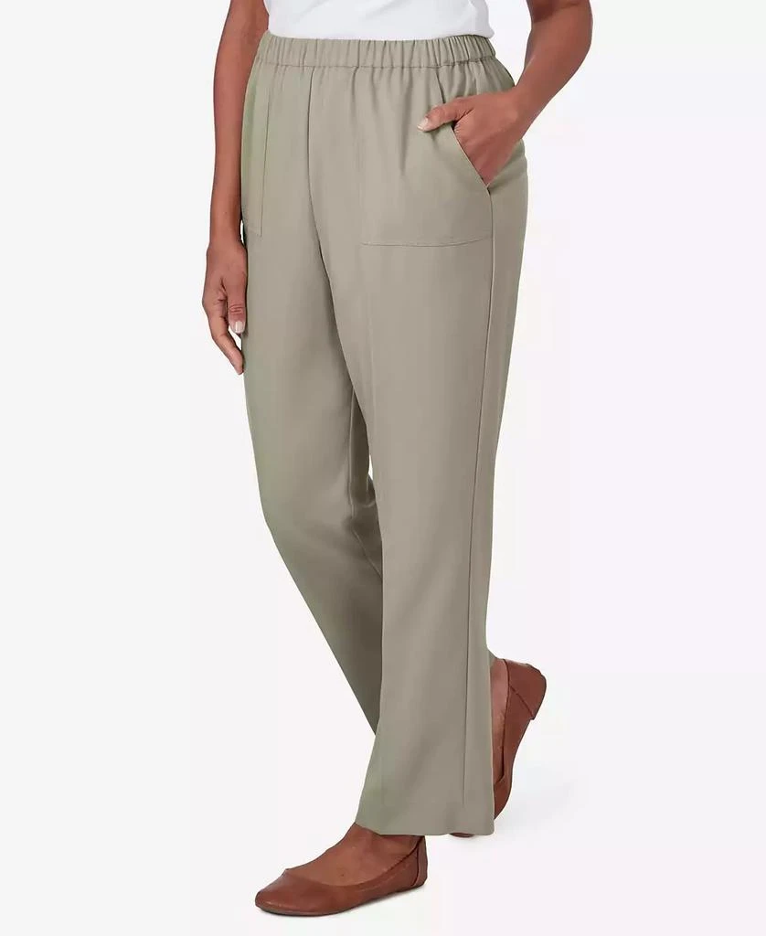 Alfred Dunner Women's Tuscan Sunset Twill Short Length Capri Pants 3