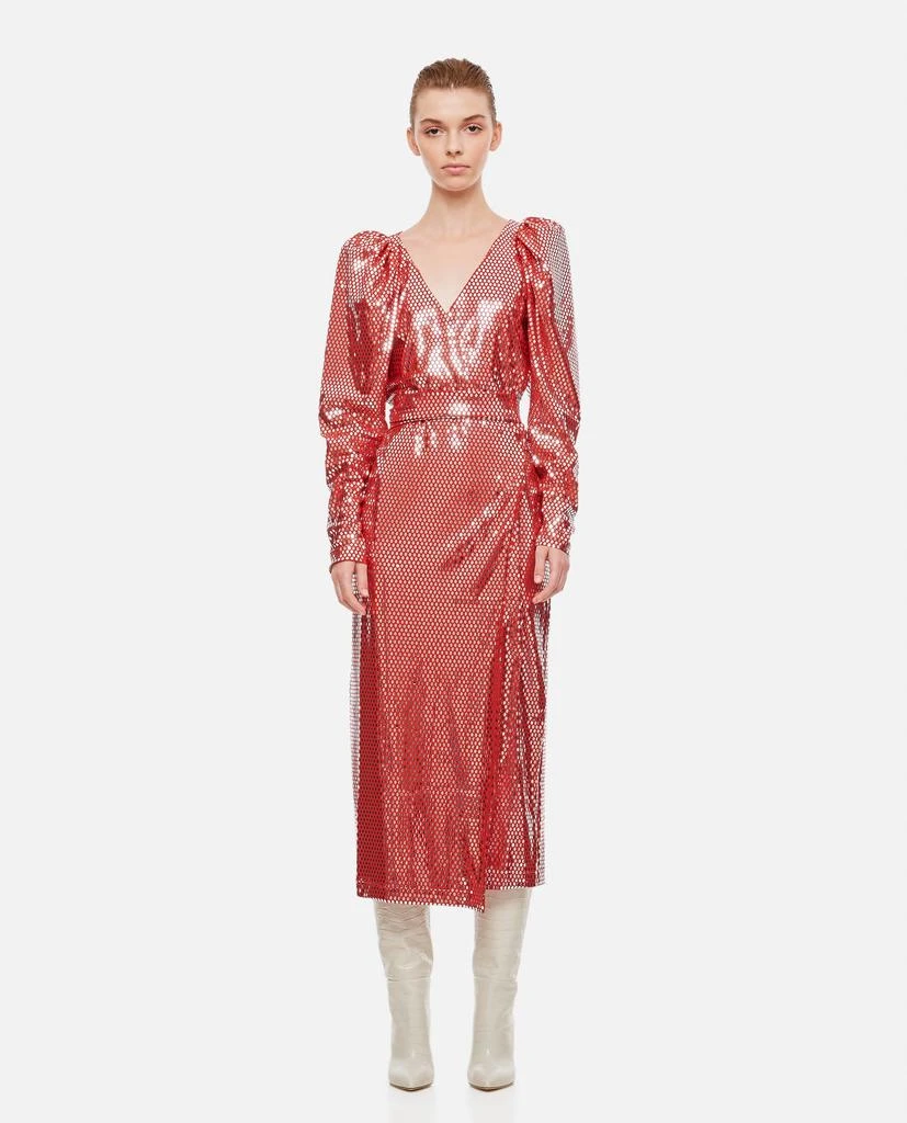 ROTATE Birger Christensen Bridget Midi Dress 1