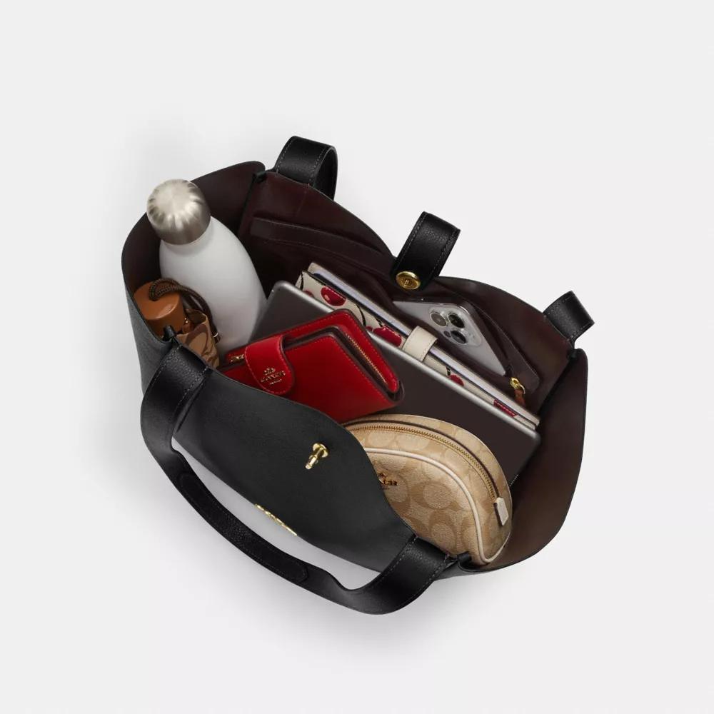 Coach Hadley Turnlock Tote Bag - Tote Bags - Compare Prices