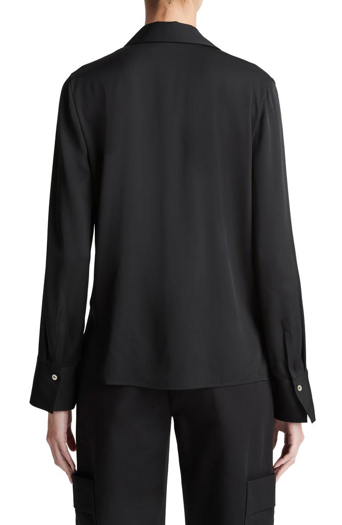 Vince Silk Blend Polo Shirt