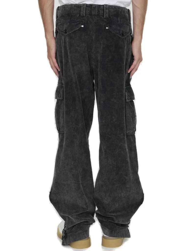 Dolce & Gabbana Dolce & Gabbana Wide Leg Corduroy Combat Pants 2