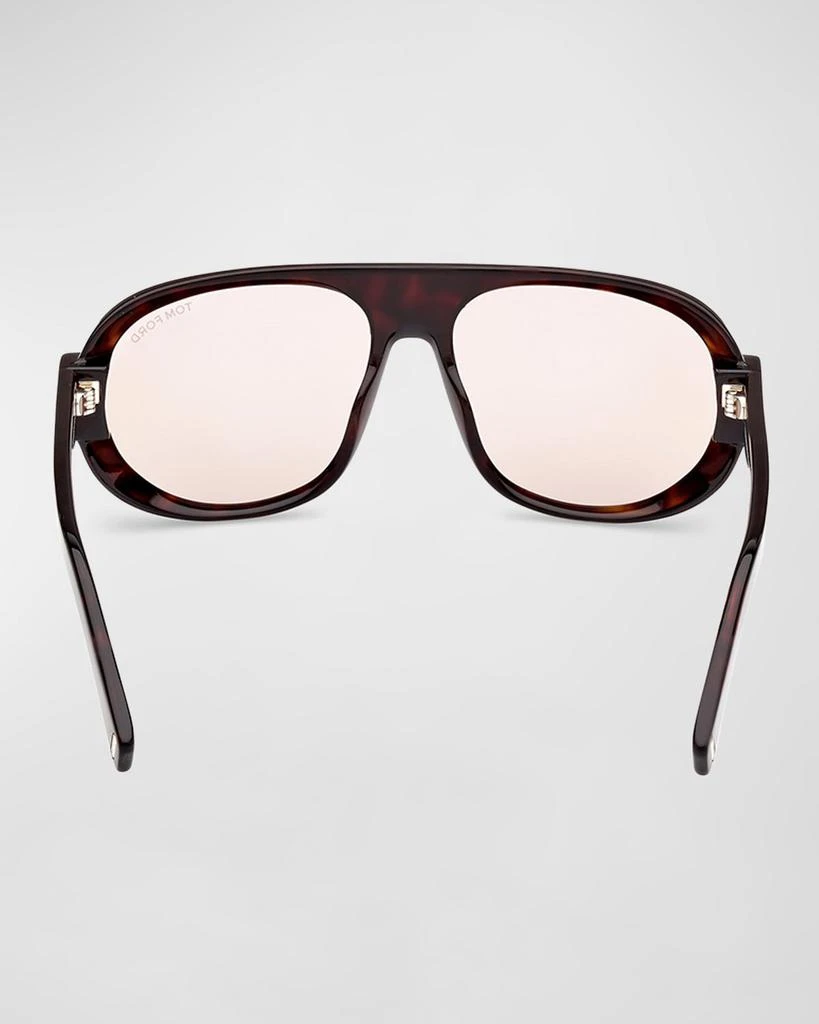 Tom Ford Men's Blake-02 Acetate Round Sunglasses 5
