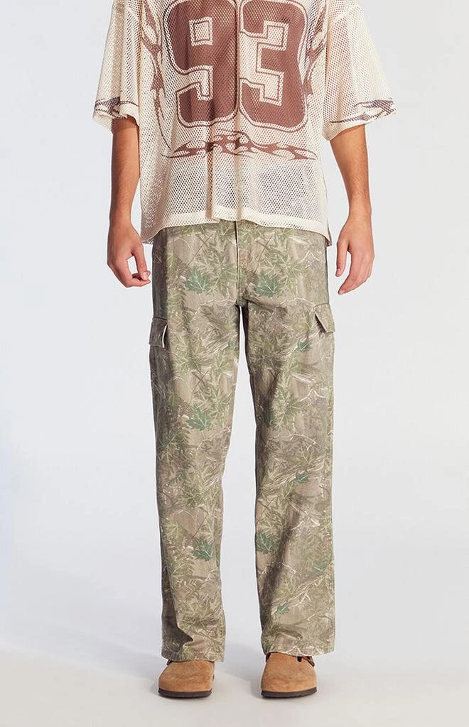 PacSun Dylan Baggy Jeans Cargo Tree Camo 2