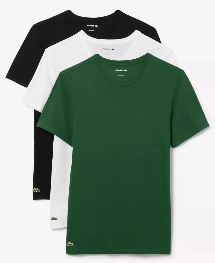 Lacoste Men's 3-Pack Gift Set Slim Fit Crewneck T-Shirts 1