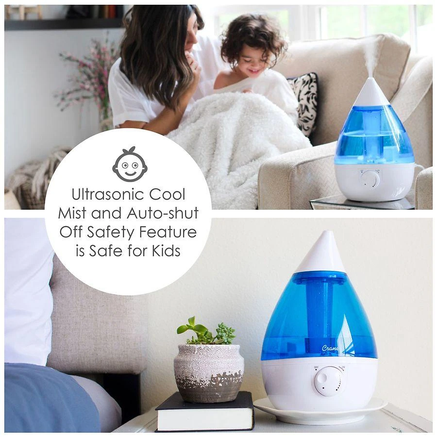 Crane Ultrasonic Cool Mist Humidifier 1 Gallon 9