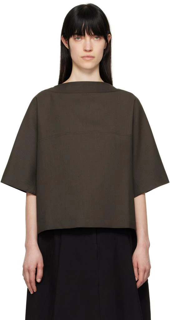Studio Nicholson Khaki Hesse Top 1