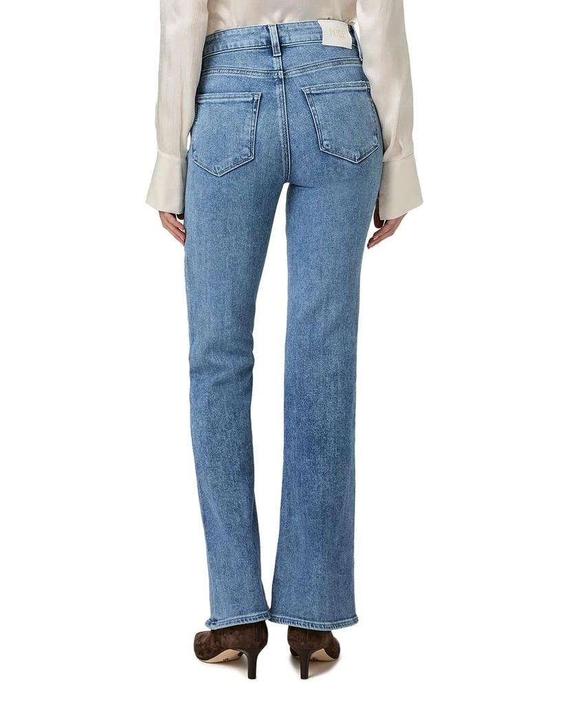 Paige Petites Laurel Canyon High Rise Flared Jeans in Bebop 3