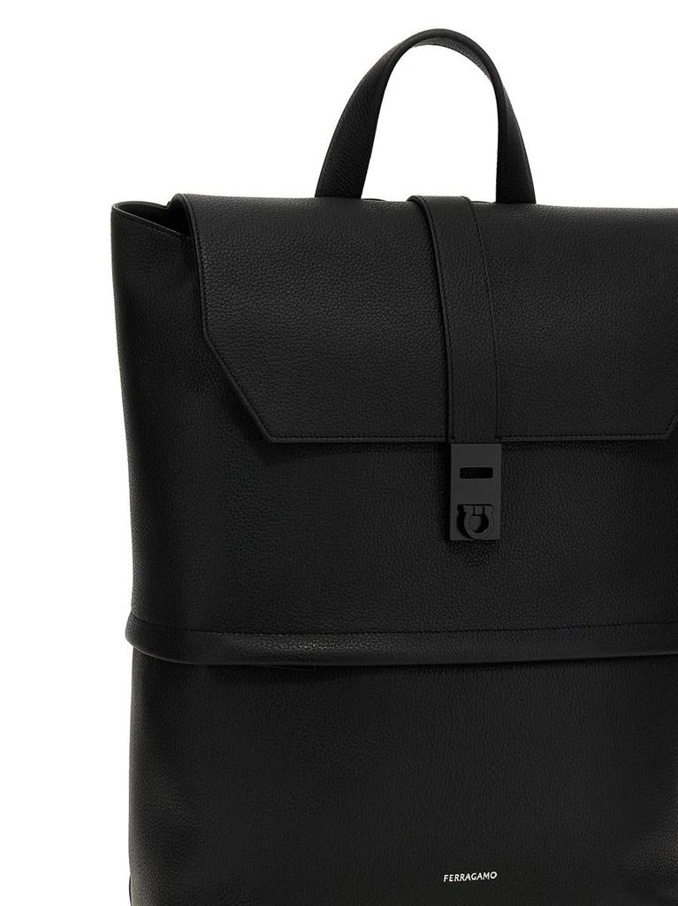 Salvatore Ferragamo Salvatore Ferragamo Leather Backpack 3