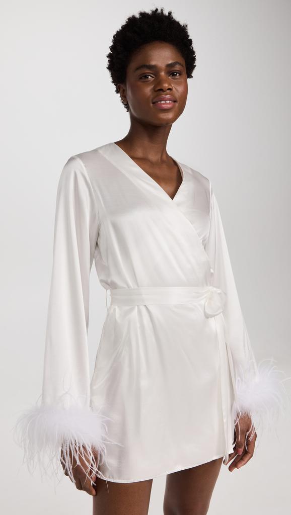 MORGAN LANE Langley Feather Robe
