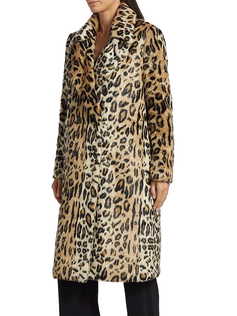 Leopard Print Alice And Olivia Fur Coat Alice And Olivia Yetta