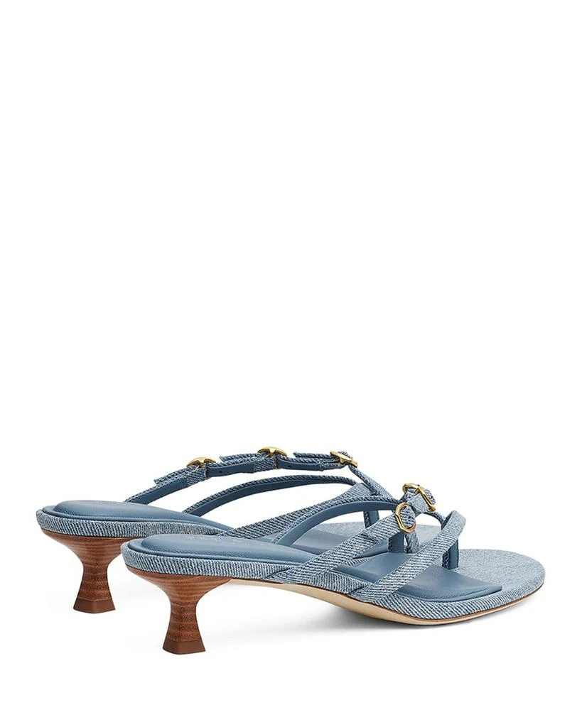 Rag & Bone Women's Sammie Buckle Kitten Heel Sandals 4