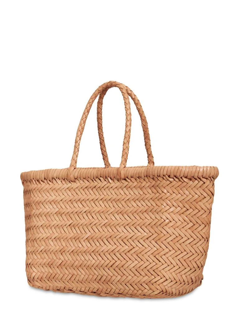 DRAGON DIFFUSION Triple Jump Small Leather Basket Bag 2
